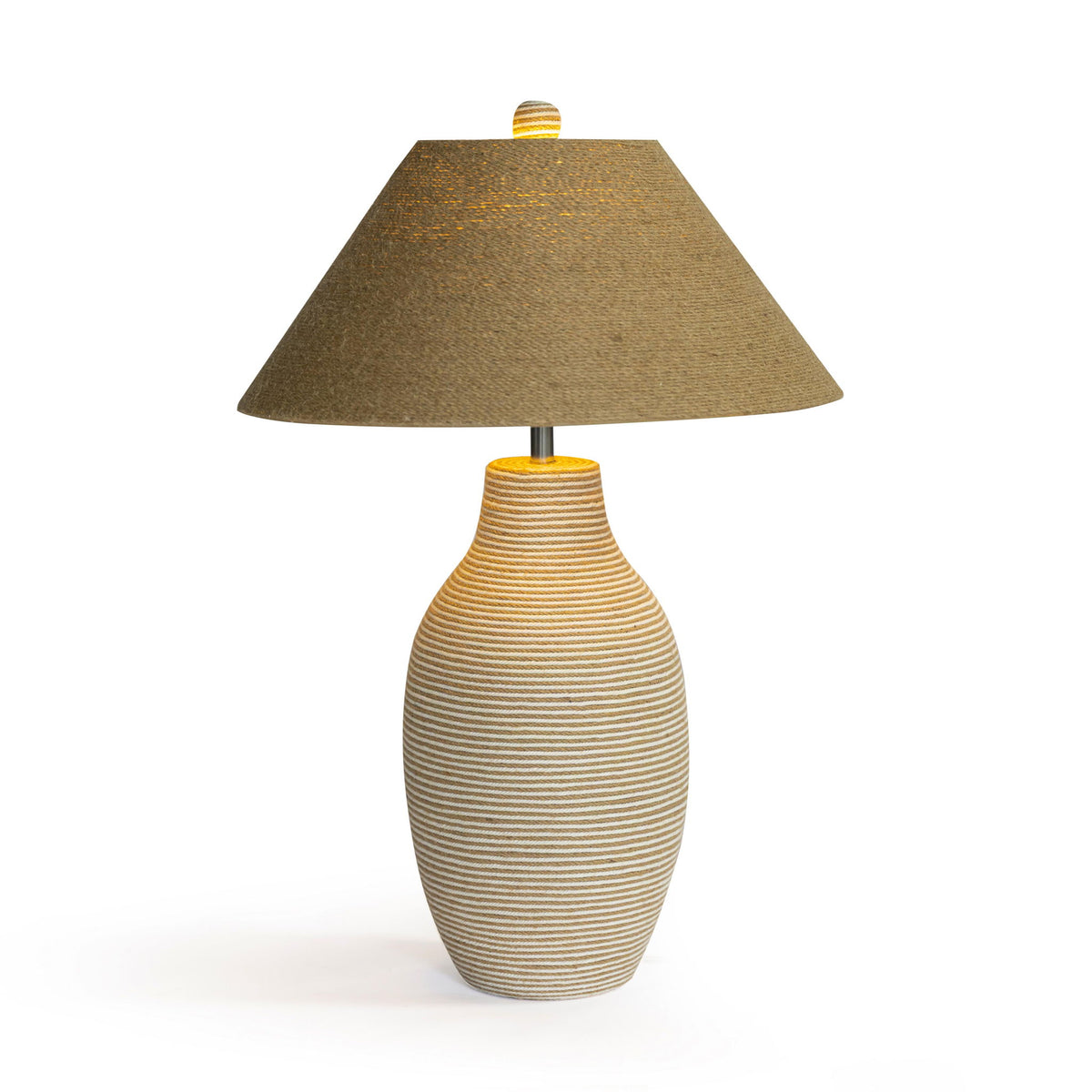 Tanga - Jute And Cotton Table Lamp - Natural