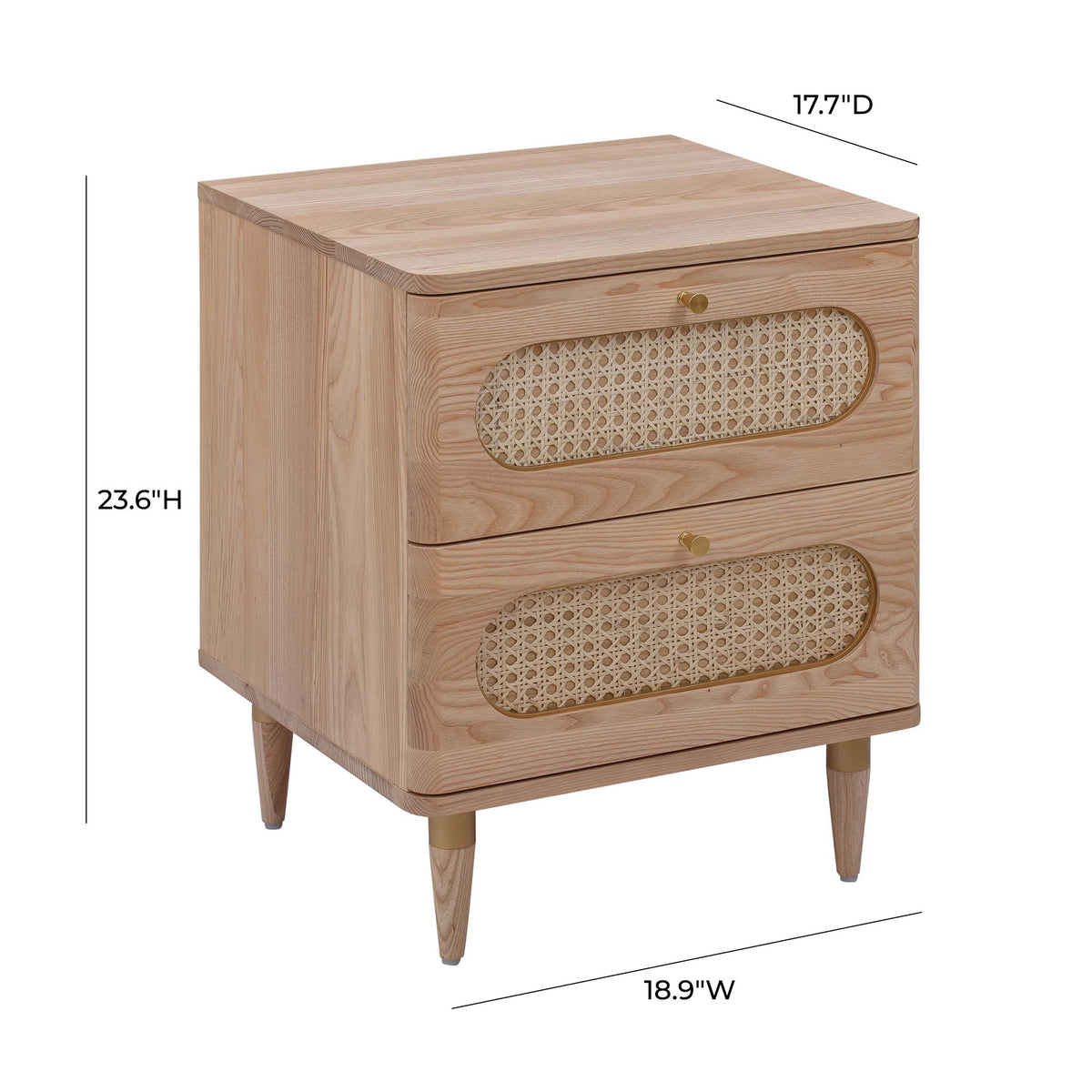 Carmen - Nightstand - Cane