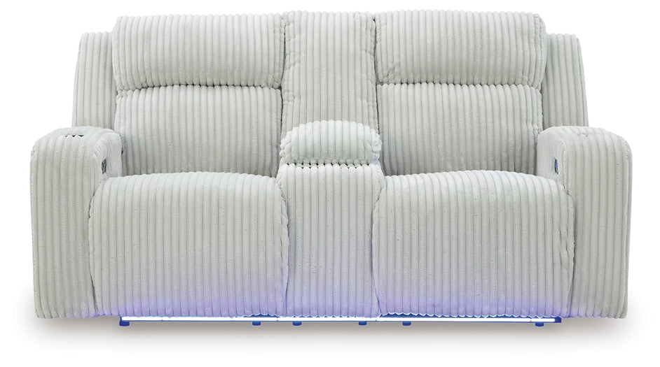 Forest Lake Pwr Rec Loveseat/Con/Adj Hdrst