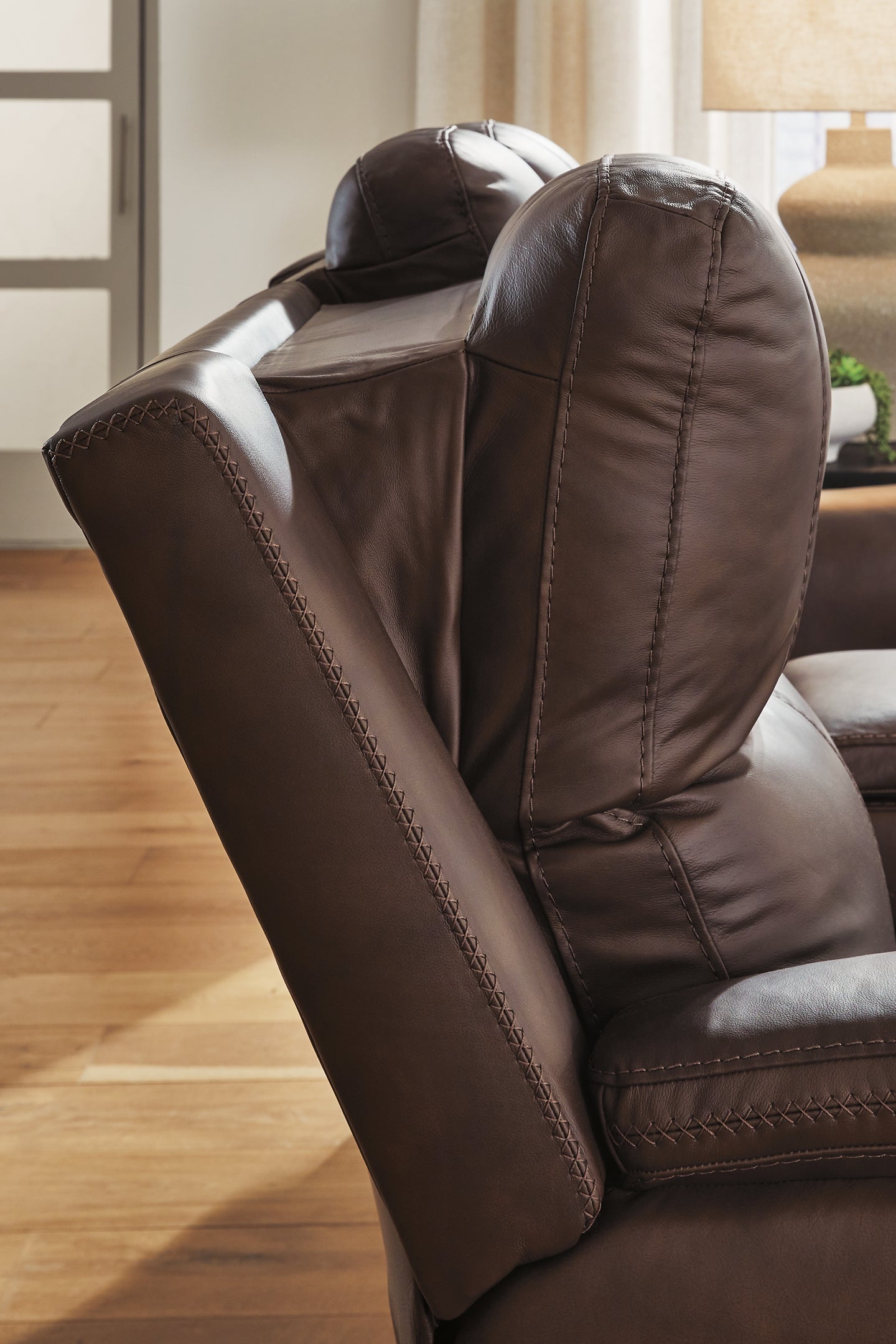 Bleckley PWR REC Sofa with ADJ Headrest