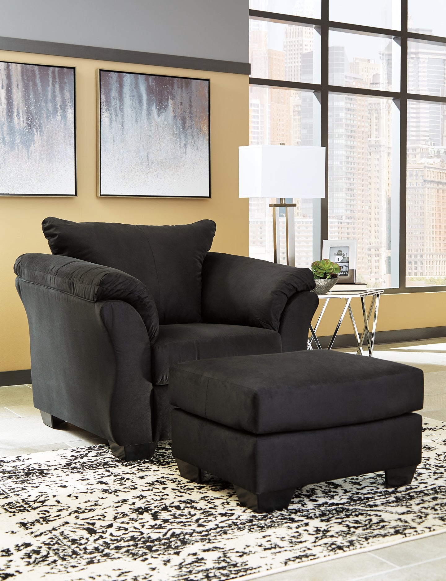 Chair and Ottoman