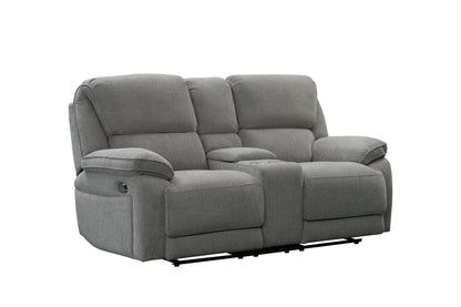 Hooper - Console Loveseat, Manual Recline