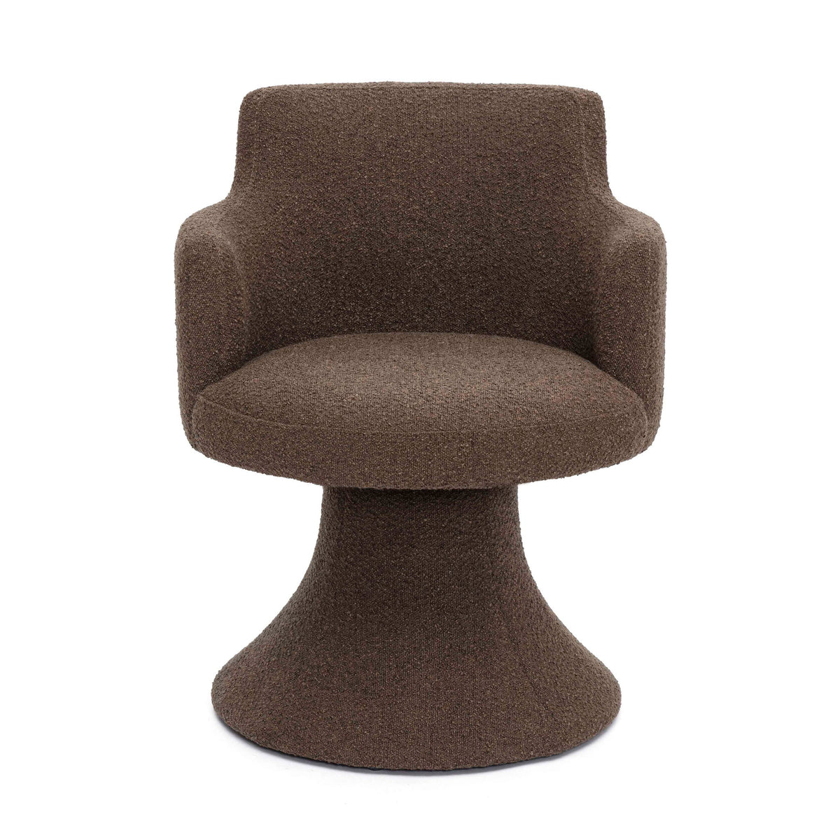 Jeffree - Performance Boucle Swivel Dining Chair