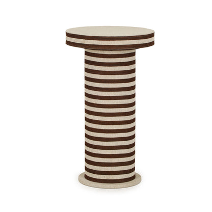 Lyra - Striped Cotton Jute Contract-Grade Table