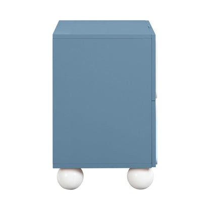 Tori - Motif Nightstand - Blue