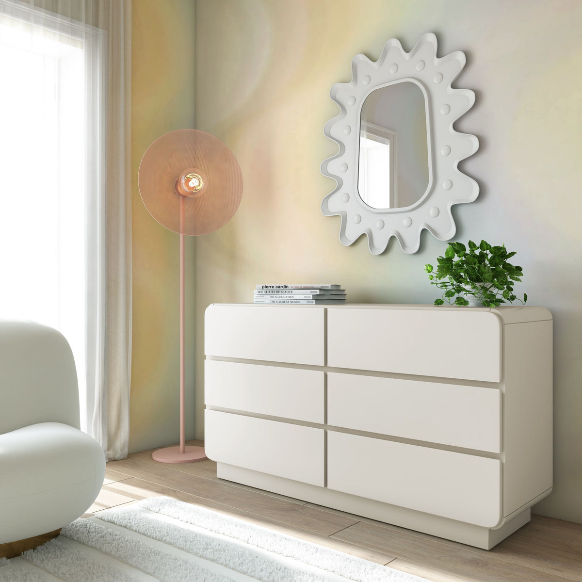 Sagura - 6-Drawer Dresser
