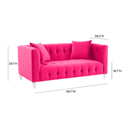 Bea - Velvet Loveseat