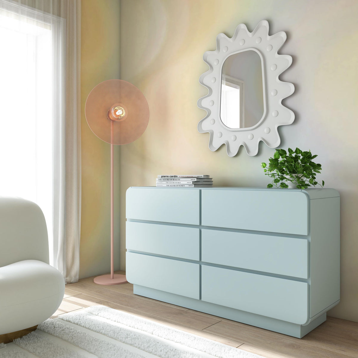 Sagura - 6-Drawer Dresser