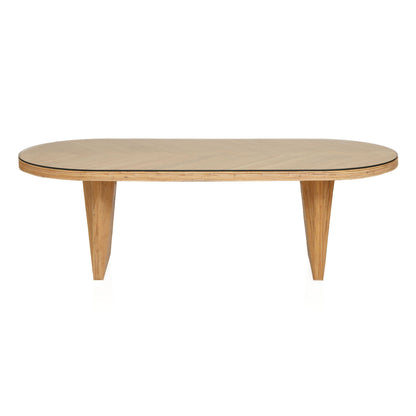 Caren - Oval Dining Table - Natural