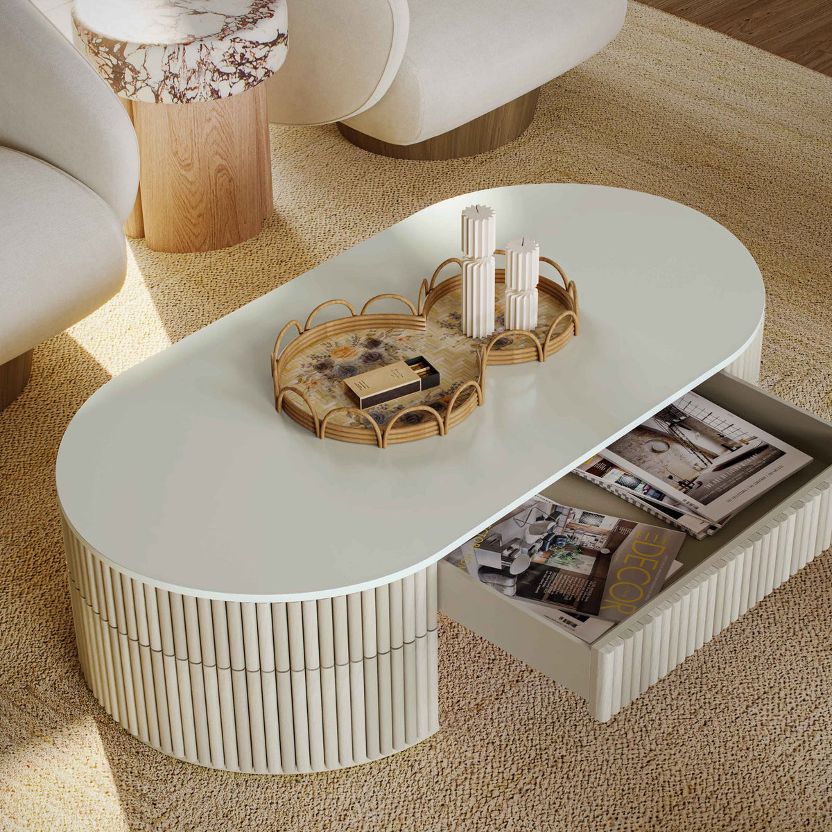 Corey - Figure Eight Bamboo Tray - Multi
