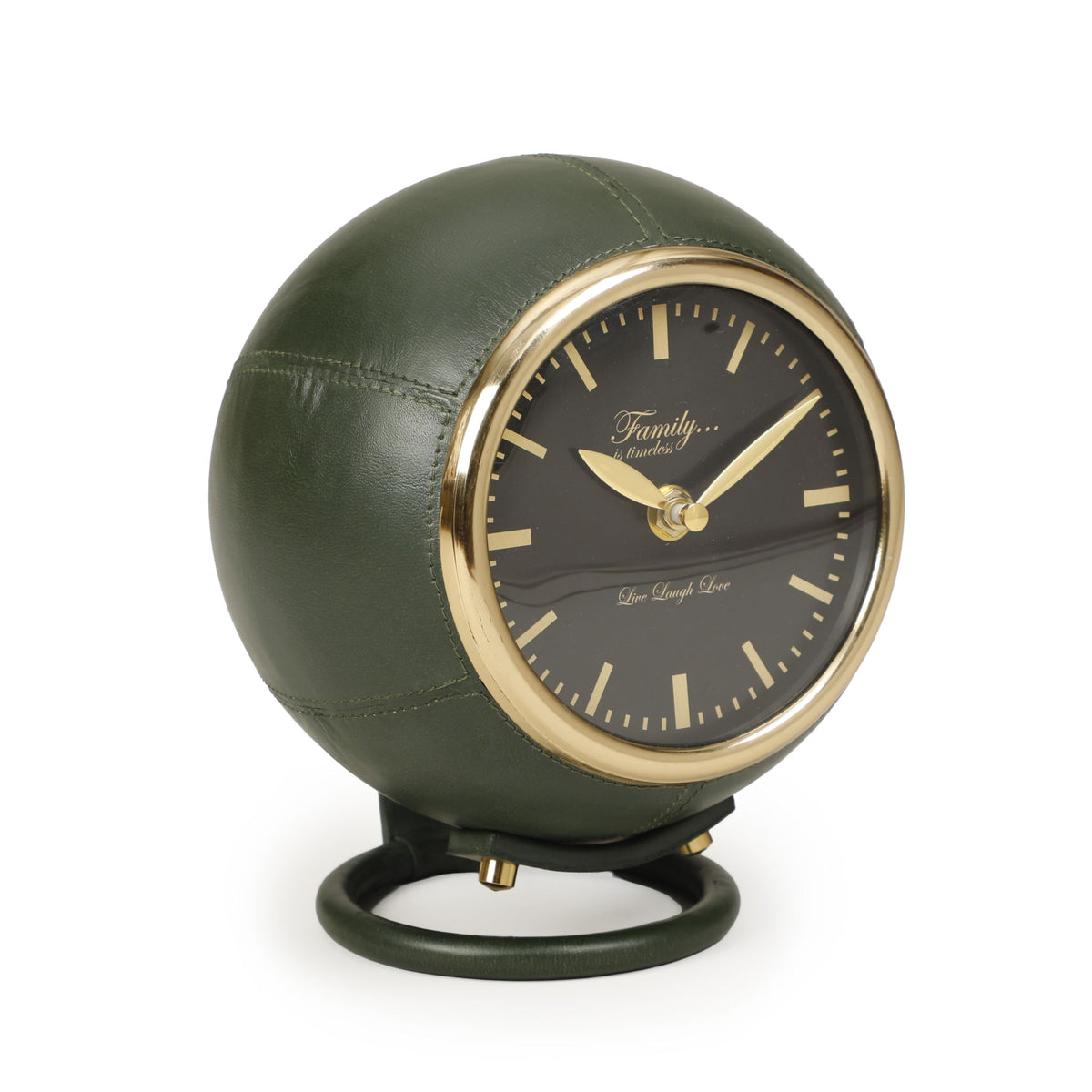 Draper - Designer Standing Accent Clock - Dark Green