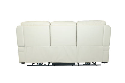 Gunner - Sofa Recliner With Power And Power Headrest - Almond