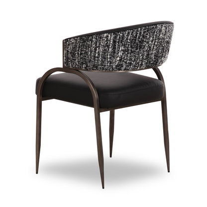 Tatum - Vegan Leather 2-Tone Dining Chair