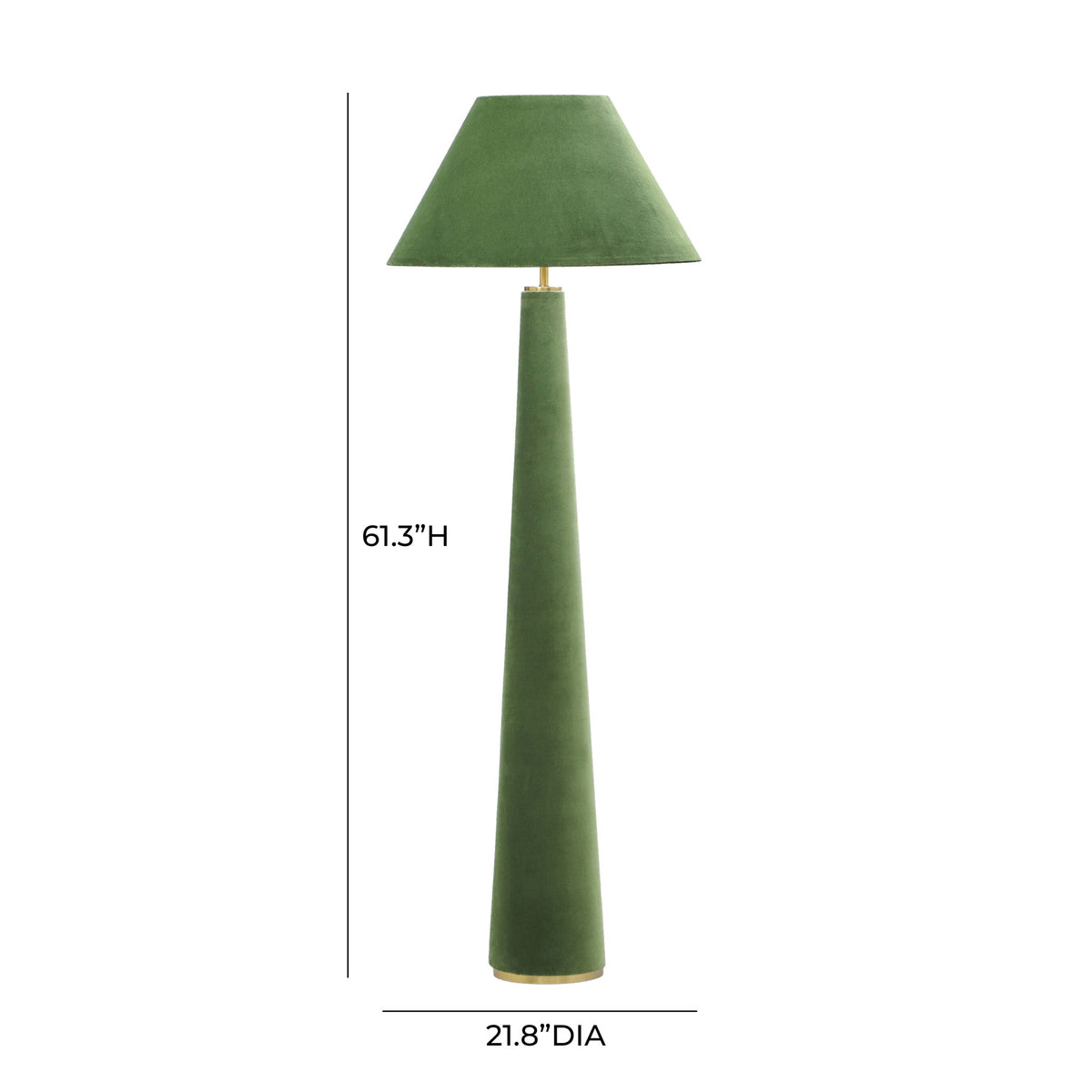 Graham - Velvet Floor Lamp