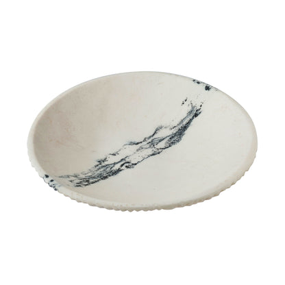 Ikani - Resin Serving Plate - Black / White