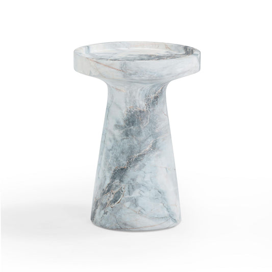 Zara - Indoor / Outdoor Side Table - Blue / White