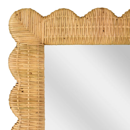 Bama - Rattan Long Wall Mirror - Natural