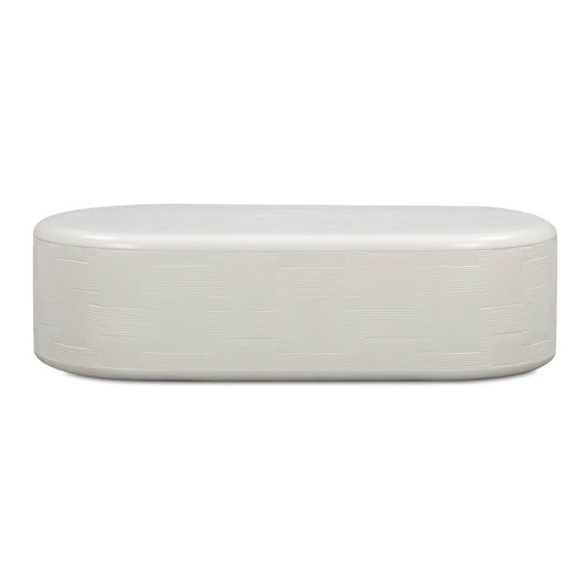 Suraya - Concrete Rounded Coffee Table