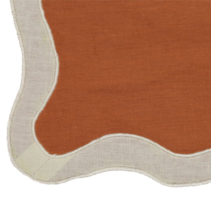 Organic Cotton / Linen Wavy Challah Cover
