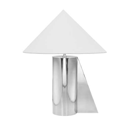 Geo - Angled Table Lamp - Chrome