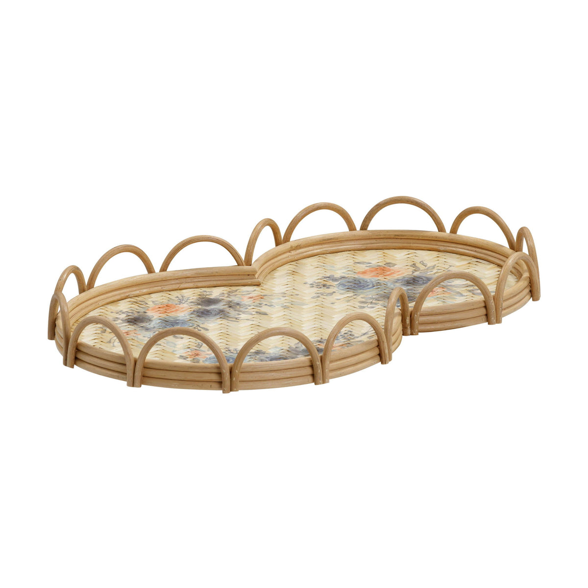 Corey - Figure Eight Bamboo Tray - Multi