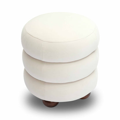 Stefanie - Velvet Ottoman