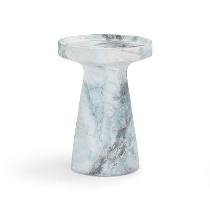Zara - Indoor / Outdoor Side Table - Blue / White