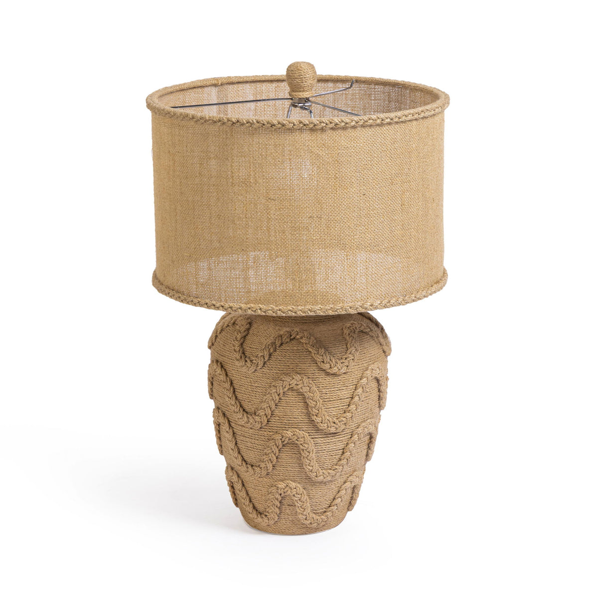 Baha - Bamboo Jute Table Lamp - Natural