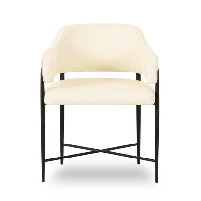 Sezanne - Vegan Leather 2-Tone Dining Chair