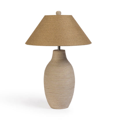 Tanga - Jute And Cotton Table Lamp - Natural