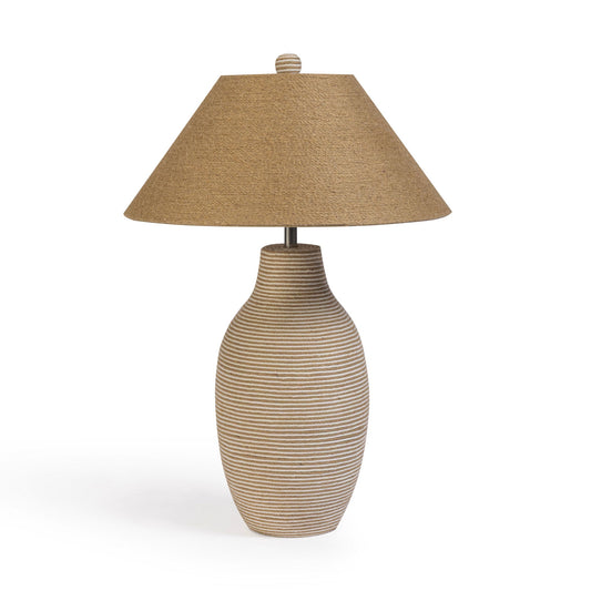 Tanga - Jute And Cotton Table Lamp - Natural