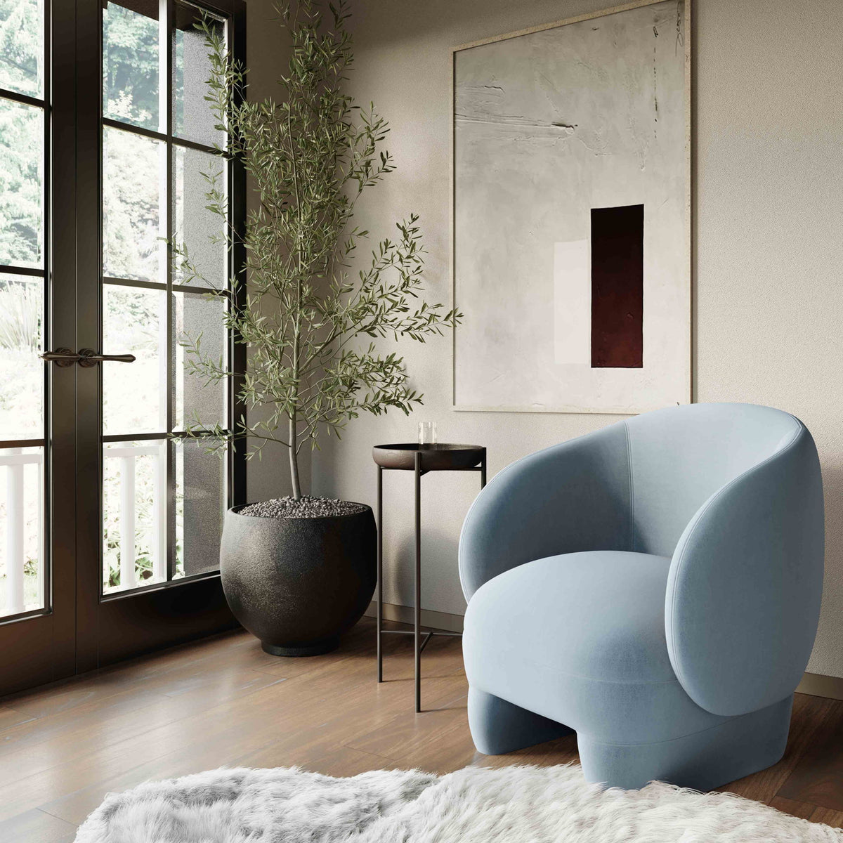 Kiki - Velvet Accent Chair