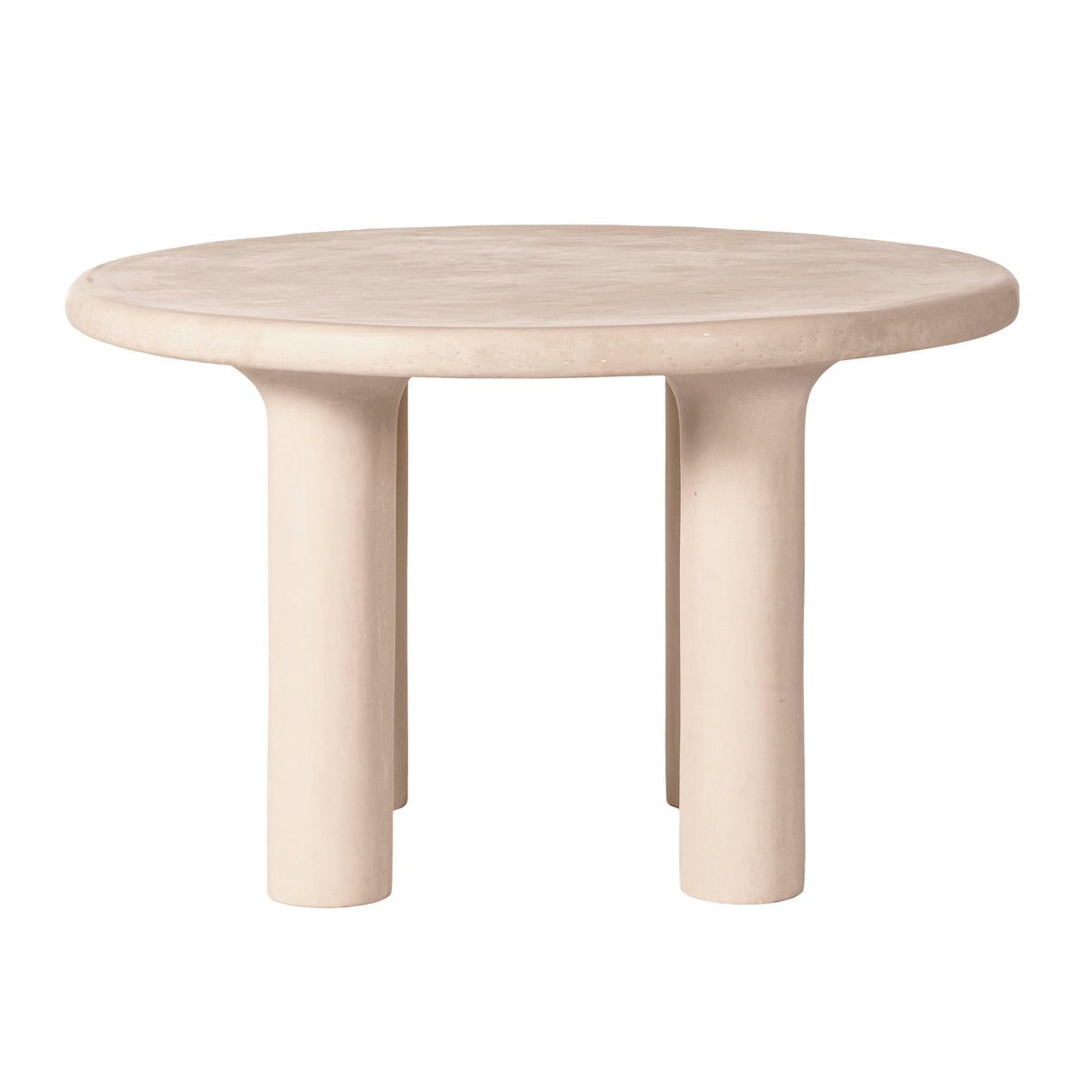 Barbara - 47" Indoor / Outdoor Round Dining Table - Cream