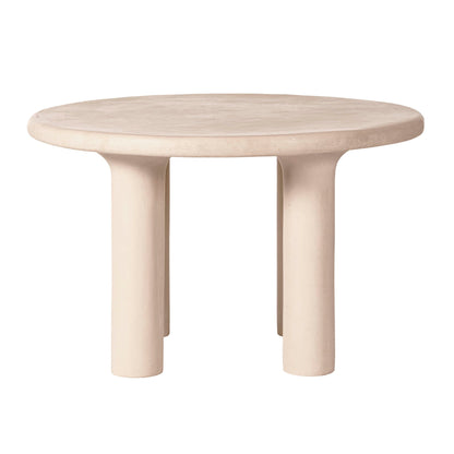 Barbara - 47" Indoor / Outdoor Round Dining Table - Cream