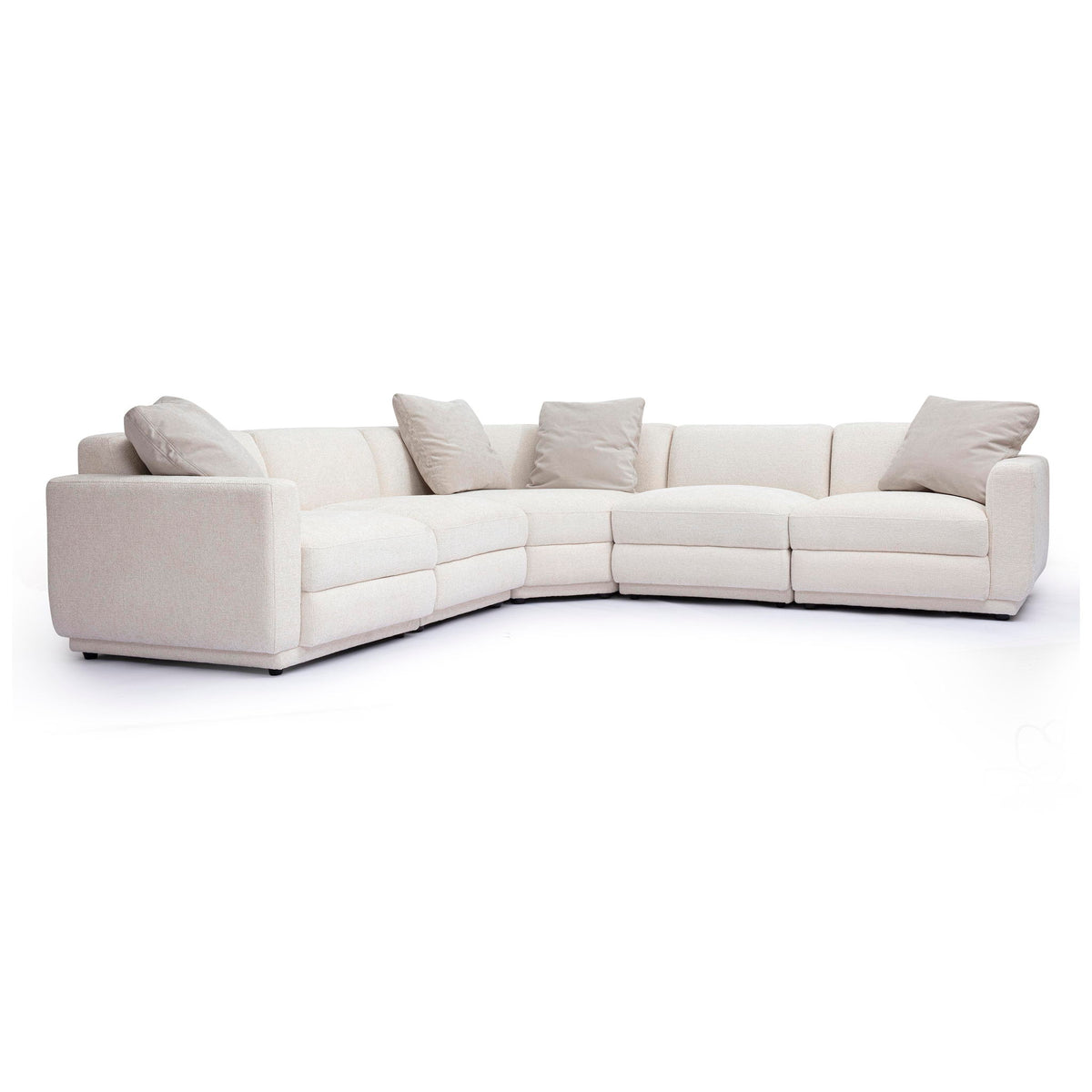 Perry - Modular L-Sectional - Cream