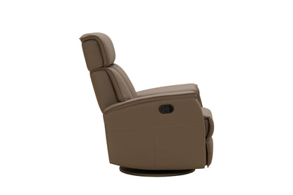 Sylas - Recliner Swivel Glider - Tucker-Taupe