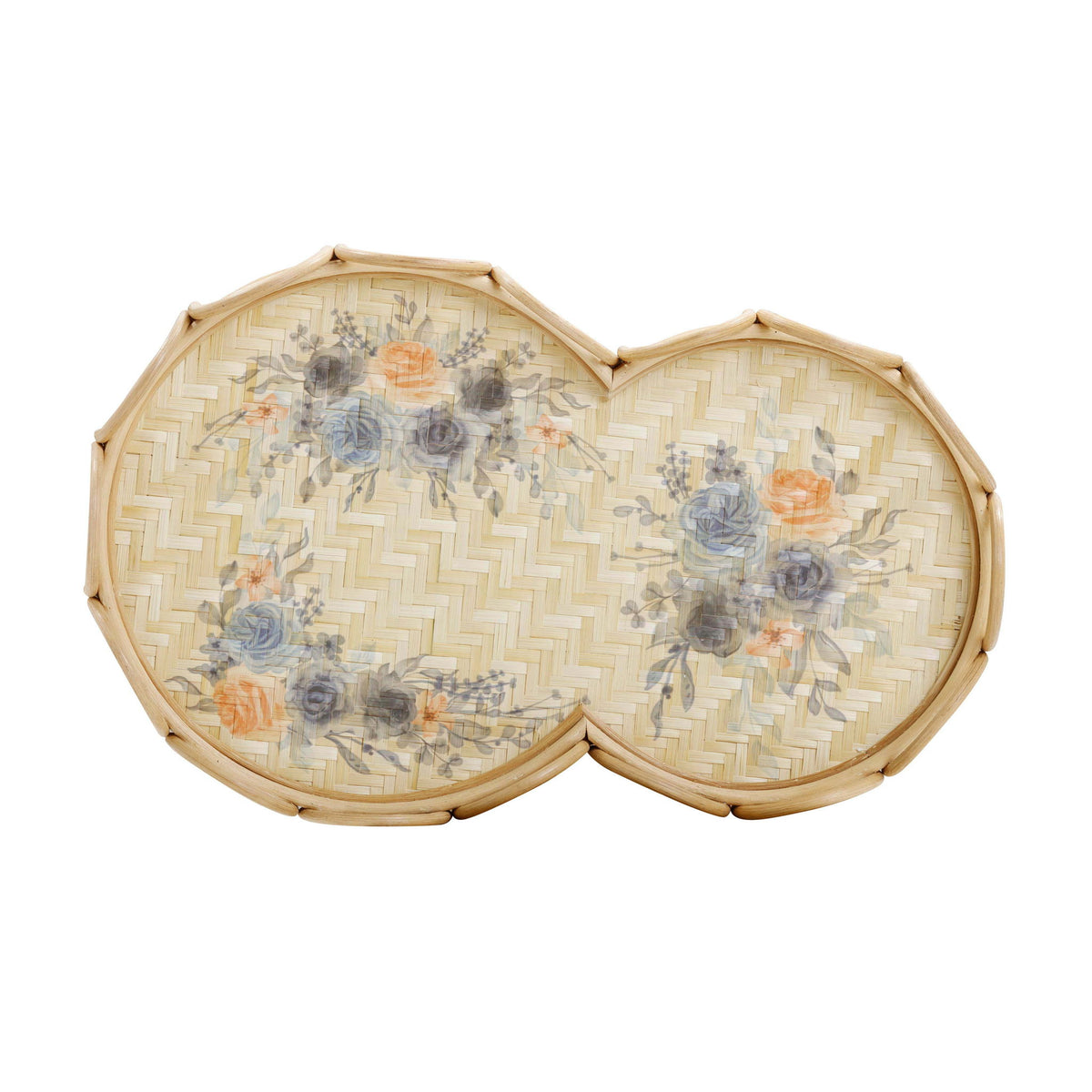 Corey - Figure Eight Bamboo Tray - Multi