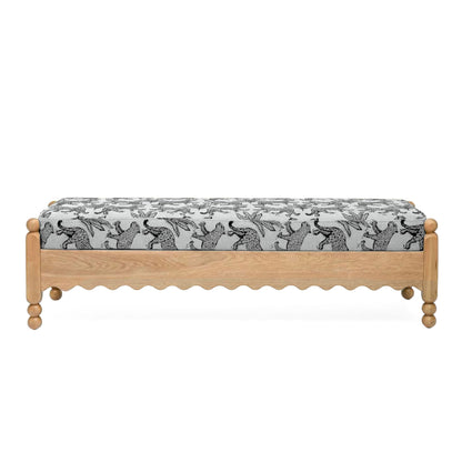 Thelma - Leopard Jacquard Bench