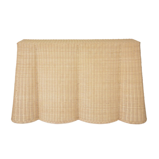 Egan - Rattan Console Table - Natural