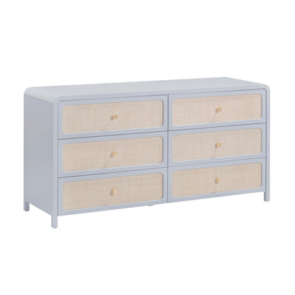 Patty - Rattan 6 Drawer Dresser