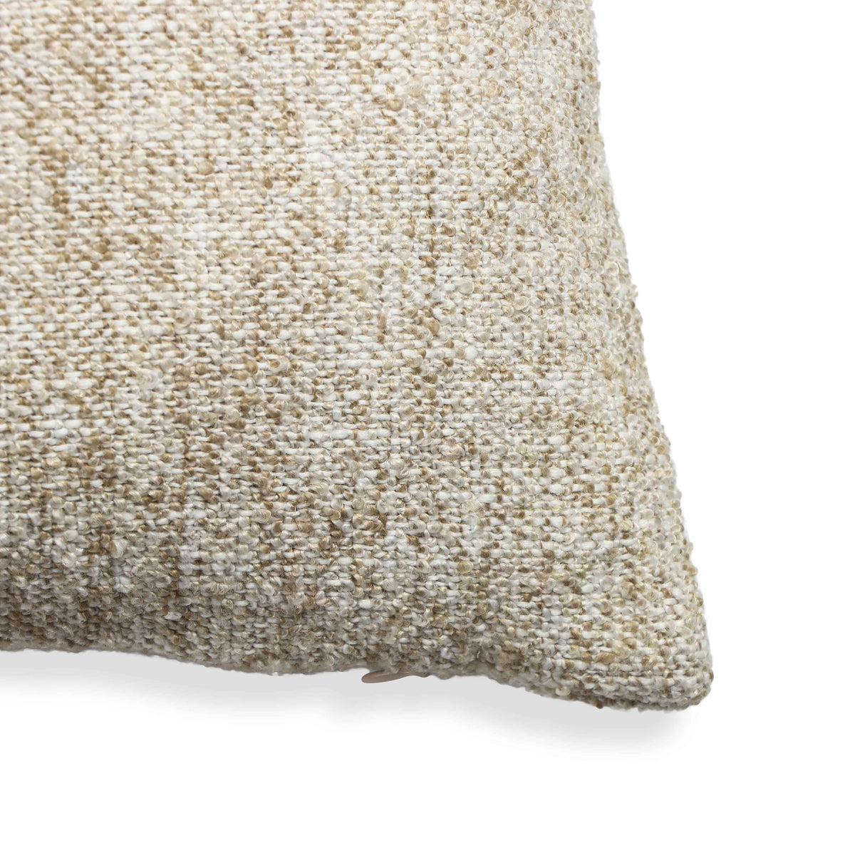 Poh - 20" Square Boucle Accent Pillow Cover - Washed Beige