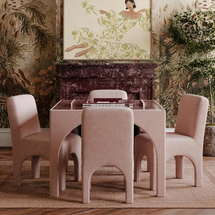 Tomlin 35" Square Mahjong Game Table & 2 Chairs Set