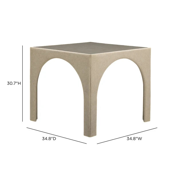 Tomlin 35" Square Mahjong Game Table & 4 Stools Set