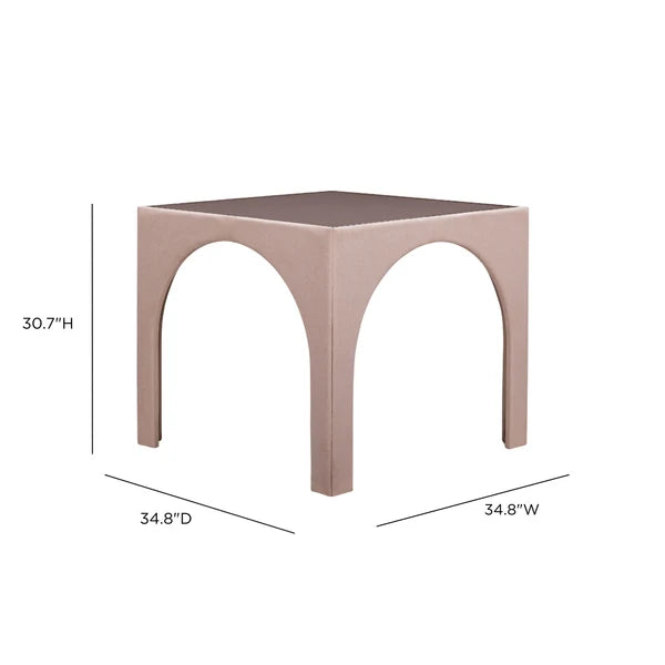 Tomlin 35" Square Mahjong Game Table & 4 Stools Set