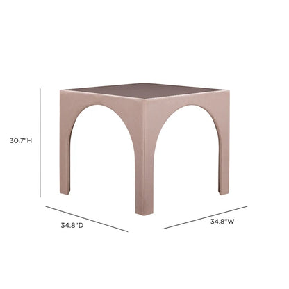 Tomlin 35" Square Mahjong Game Table & 4 Stools Set