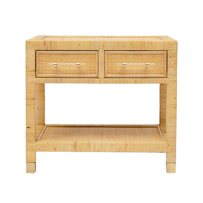 Amara - Rattan Nightstand - Natural