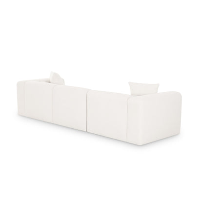Tarra - Chenille Modular Sofa - Cream