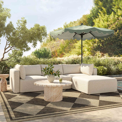 Hangover - Outdoor Modular Sectional - Cream