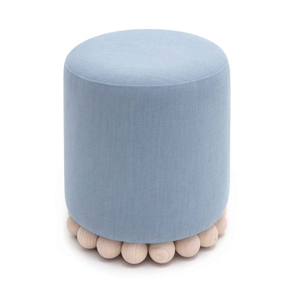 Dex - Upcycled Fabric Ottoman