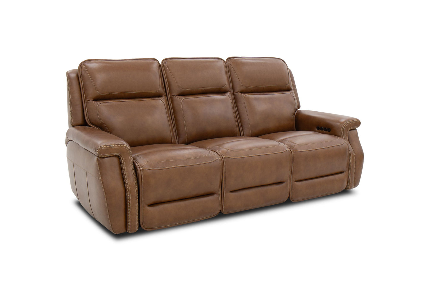 Morris - 3P Sofa (Zero Gravity, Drop Down Table) - Venetian-Honey